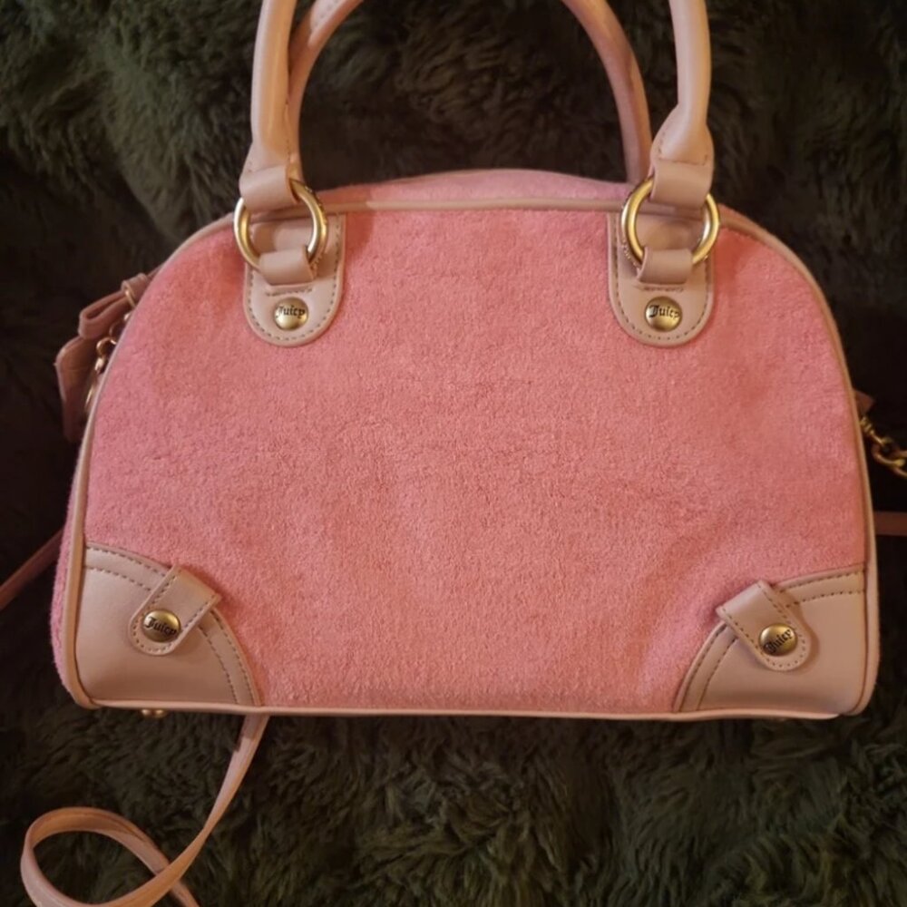 Pink and lemon juicy couture bowler bag - Picture 4 of 5